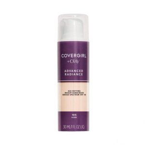 COVERGIRL Advanced Radiance Age-Defying Liquid Foundation, 105 Ivory 2/$10
